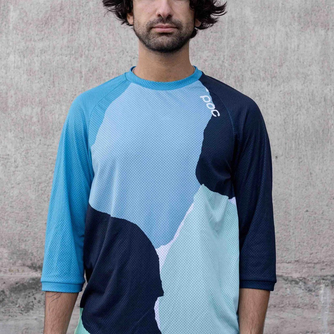 MTB Pure 3/4 Jersey POC Color Splashes Multi Basalt Blue