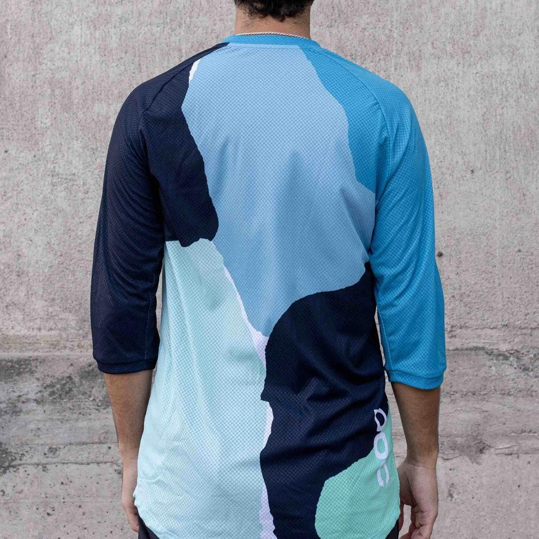 MTB Pure 3/4 Jersey POC Color Splashes Multi Basalt Blue
