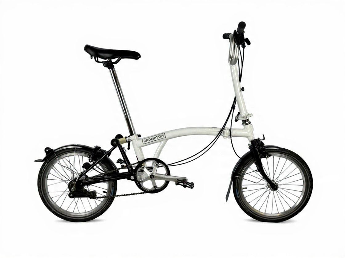 Pompe Brompton 2023 édition Limitée Argent – Compatible Tous Modèles Brompton, Valve Schrader Et Presta, 160 Psi Max