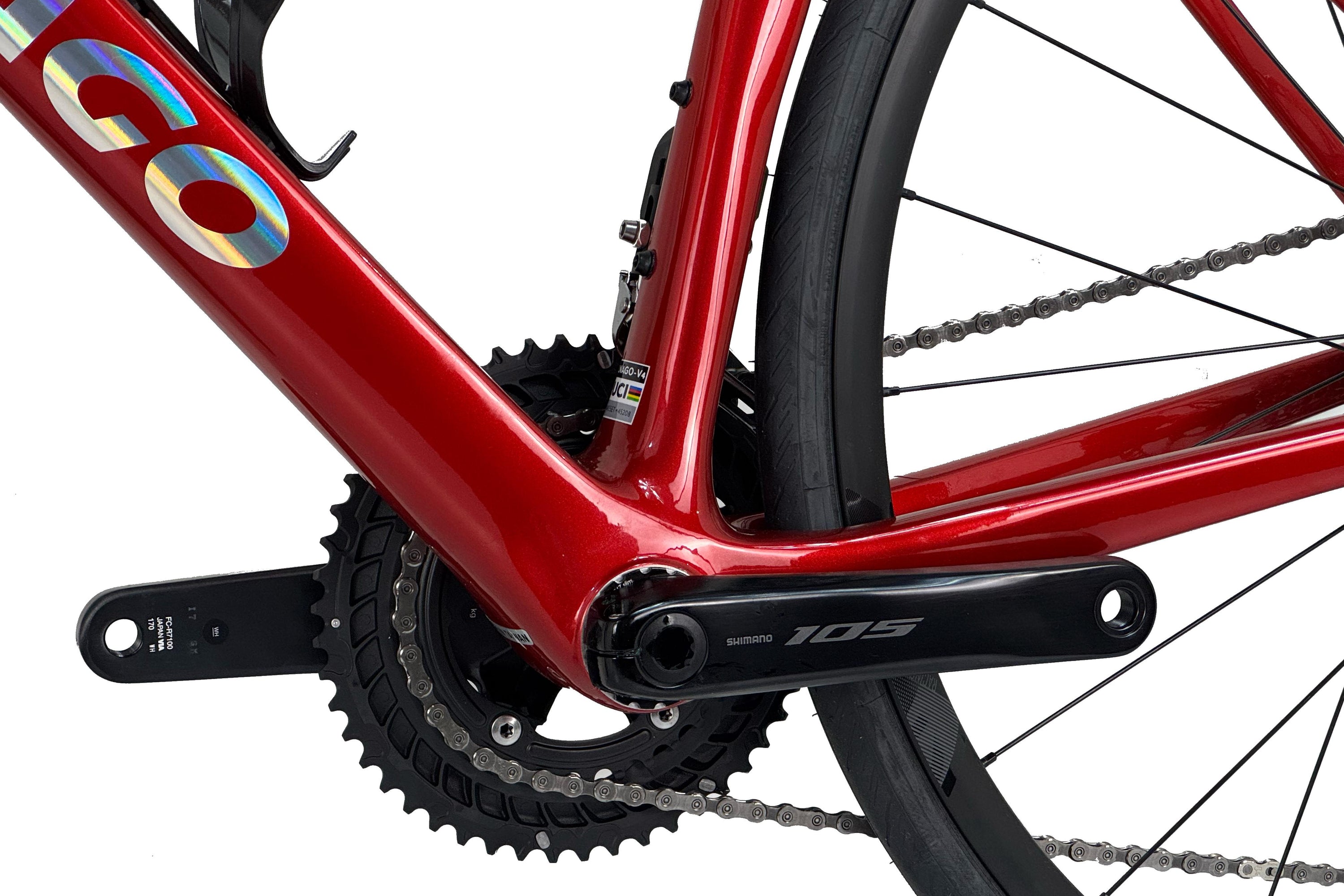 Colnago V4 2025 Talla 52 Roja *Cero Kilómetros* (Talla Colnago 48.5)